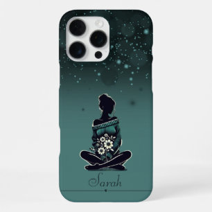 Coque iPhone 16 Pro Max Silhouette florale Dreamy