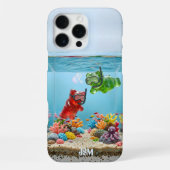 Coque iPhone 16 Pro Max Silly Swimming Gummy Bears Custom Name  (Verso)