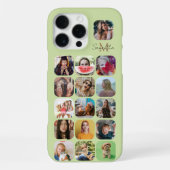 Coque iPhone 16 Pro Max Simple Pastel Green 16 garde photo (Verso)
