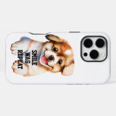 COQUE iPhone 16 PRO MAX SMILE QUEUE RÉPÉTER -CHIEN MIGNON (Verso Horizontal)