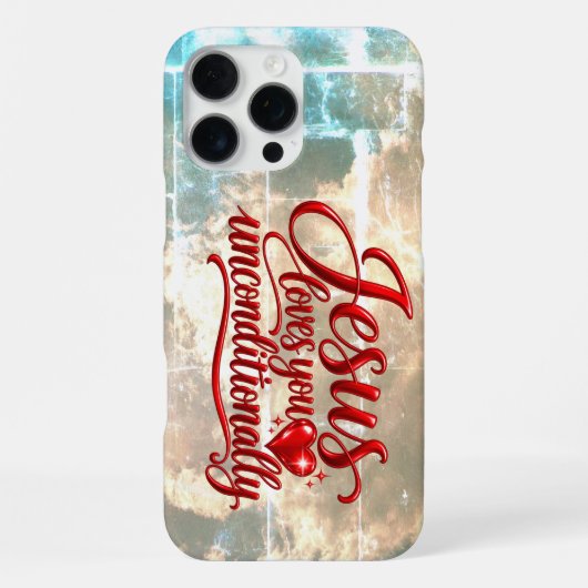 Coque iPhone 16 Pro Max Son amour est inconditionnel (Verso)
