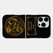 Coque iPhone 16 Pro Max Soudage de précision doré (Verso Horizontal)