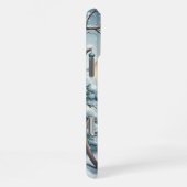 Coque iPhone 16 Pro Max Souris mignonne dans l'arrière hiver de Preppy et (Côté droit)