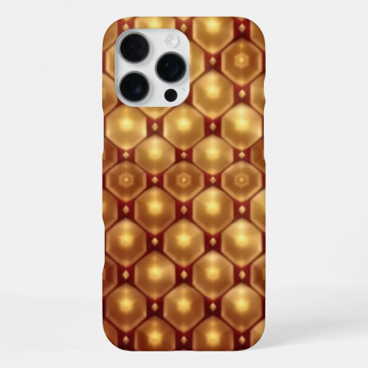 Coque iPhone 16 Pro Max Sphère Dorée Luxe (Verso)