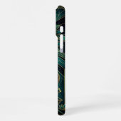 Coque iPhone 16 Pro Max Spiritual Gold Teal iPhone 16 Pro Max Case (Côté gauche)