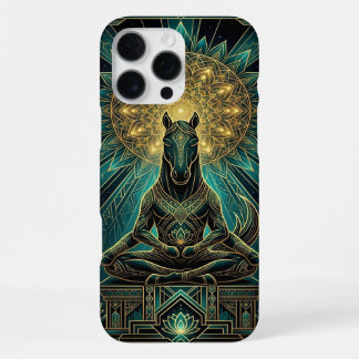 Coque iPhone 16 Pro Max Spiritual Gold Teal iPhone 16 Pro Max Case