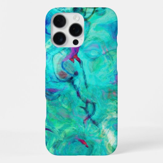 Coque iPhone 16 Pro Max Sprée d'eau violette (Verso)