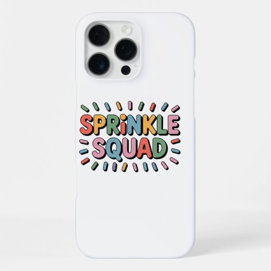 Coque iPhone 16 Pro Max Sprinkle Squad | Baby Sprinkle (Verso)