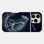Coque iPhone 16 Pro Max Starlight Canine Skeleton (Verso Horizontal)