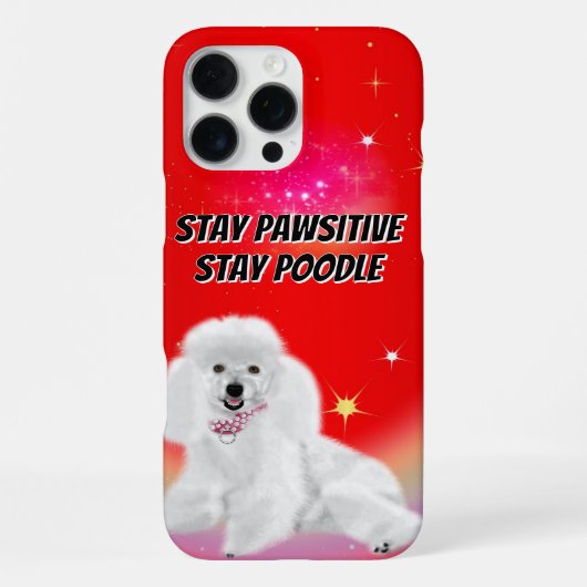 Coque iPhone 16 Pro Max Stay Pawsitive (Verso)