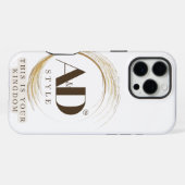 Coque iPhone 16 Pro Max "Style AD – Ceci est votre royaume" Conception Pre (Verso Horizontal)