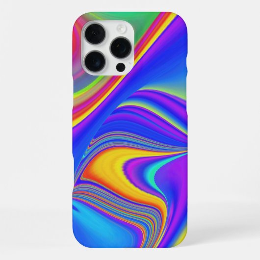 Coque iPhone 16 Pro Max Summerfeel, Rainbowart 3D Abstrait (Verso)