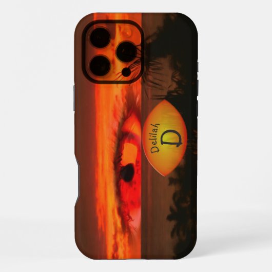 Coque iPhone 16 Pro Max Sunset Eye 2106 (Verso)