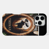Coque iPhone 16 Pro Max Symbole Moose Silhouette (Verso Horizontal)