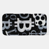 Coque iPhone 16 Pro Max Symboles de Bitcoin (Style : 1) (Verso Horizontal)