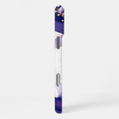 Coque iPhone 16 Pro Max Symphonie de fleurs céleste (Côté droit)