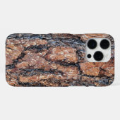 Coque iPhone 16 Pro Max Texture de l'écorce de pin (Verso Horizontal)