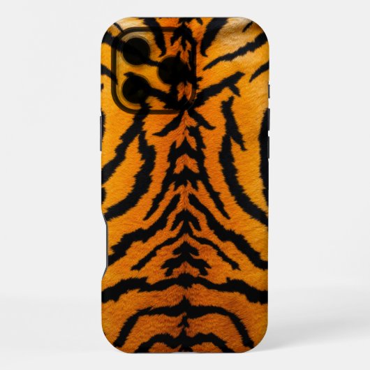 Coque iPhone 16 Pro Max Tiger Glow cuir (Verso)