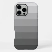 Coque iPhone 16 Pro Max Tons Gris Ombre Gradient (Verso)