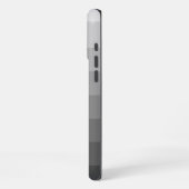 Coque iPhone 16 Pro Max Tons Gris Ombre Gradient (Côté gauche)