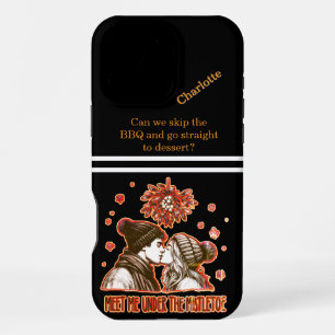 Coque iPhone 16 Pro Max Torche de poche Couple avec une citation romantiqu