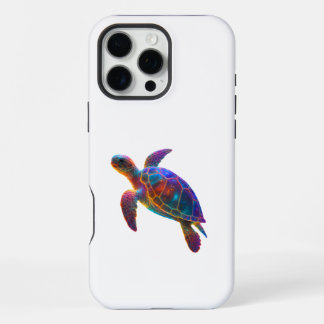 Coque iPhone 16 Pro Max Tortue de mer lumineuse Art - Reptile sous-marin v