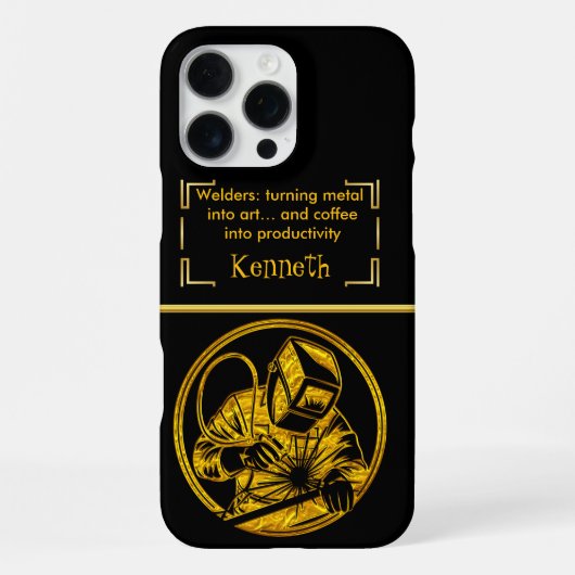 Coque iPhone 16 Pro Max Touche radiante de l'artisan (Verso)