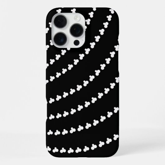 Coque iPhone 16 Pro Max Tourbillon Blanc (Verso)