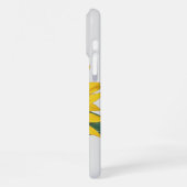 Coque iPhone 16 Pro Max Tournesol Monogrammé (Côté gauche)