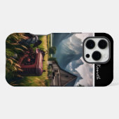 Coque iPhone 16 Pro Max Tracteur Rusty dans Mountain Valley (Verso Horizontal)