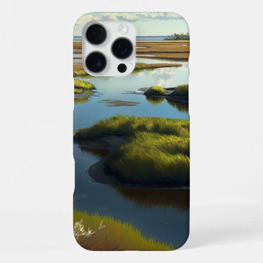 Coque iPhone 16 Pro Max Tranquillité Côtière (Verso)