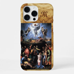 Coque iPhone 16 Pro Max TRANSFIGURATION DE JÉSUS monogramme