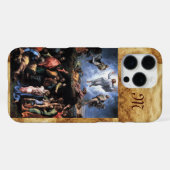 Coque iPhone 16 Pro Max TRANSFIGURATION DE JÉSUS monogramme (Verso Horizontal)