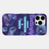 Coque iPhone 16 Pro Max Transformation et Croissance de Papillon Esthétiqu (Verso Horizontal)
