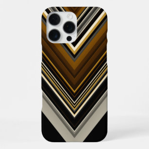 Coque iPhone 16 Pro Max Triangles modernes initiales abstraites et personn