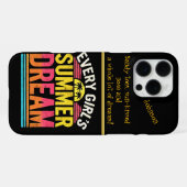 Coque iPhone 16 Pro Max Tropical Dreams Graphique (Verso Horizontal)