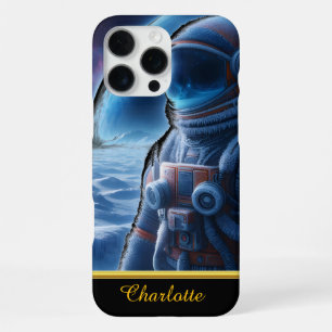 Coque iPhone 16 Pro Max Un astronaute vêtu d'une combinaison spatiale lour