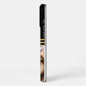 Coque iPhone 16 Pro Max Un guerrier à la force du lion (Côté gauche)