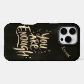 Coque iPhone 16 Pro Max Un message IA dynamique renforce la créativité (Verso Horizontal)
