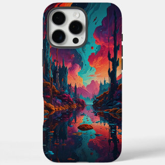 Coque iPhone 16 Pro Max Un paysage de rêve dynamique