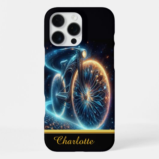 Coque iPhone 16 Pro Max Un vélo frappant de conception complexe (Verso)