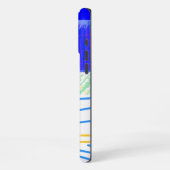 Coque iPhone 16 Pro Max Vacances festives Abstraites (Côté gauche)