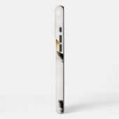 Coque iPhone 16 Pro Max Vache blanche noire (Côté gauche)