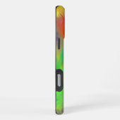 Coque iPhone 16 Pro Max Vagues de couleurs brillantes Art Abstrait (Côté droit)