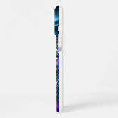 Coque iPhone 16 Pro Max Vagues Métalliques Fluides (Côté gauche)