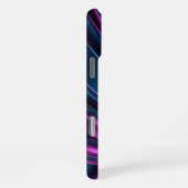 Coque iPhone 16 Pro Max Vagues Métalliques Fluides (Côté droit)