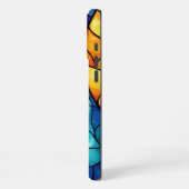 Coque iPhone 16 Pro Max Verre teinté abstrait vibrant (Côté gauche)