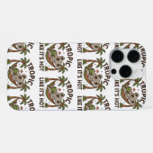 Coque iPhone 16 Pro Max Vibes de koala détendu (Verso Horizontal)