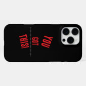 Coque iPhone 16 Pro Max Vibes de méchante (Verso Horizontal)