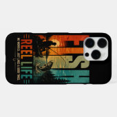 Coque iPhone 16 Pro Max Vieille Bobine De Pêche (Verso Horizontal)